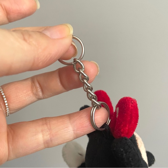 Plush Minnie Mouse Keychain / Purse Charm - 5.5" tall - Picture 5 of 7